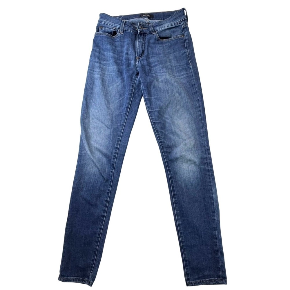Buffalo David Bitton Jeans Women's Size 27 Blue Faith Mid Rise Solid Denim